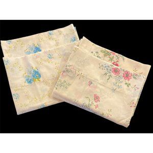 Vtg Pillow Cases 2 Pairs (4 Cases) Cannon Springmaid Standard USA Made